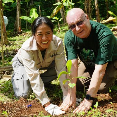 Arch. Steve explained why reference forests are important for restoration work.