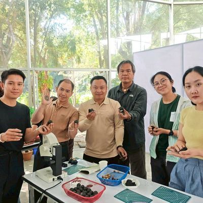 Participants learned on how to make seedball for restoration