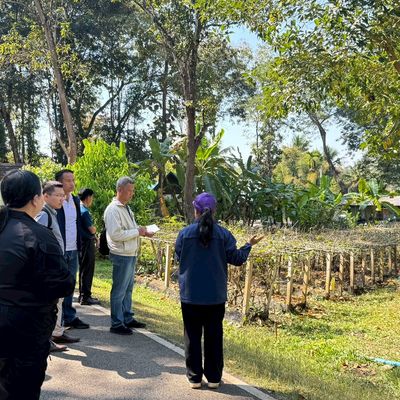 Participants visited Huay Hong Krai Development Study.